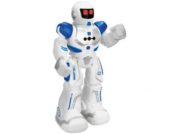 Robô de Brinquedo com Controle Remoto com Luzes - e Sons Xtrem Bots Smart Bot Fun