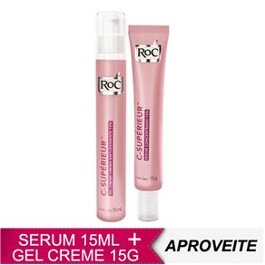 Tudo sobre 'Roc C-Superieur 16% Serum Concentrado Antirrugas Facial 15Ml + Gel Creme Hidratante Facial 15G'