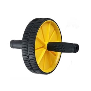 Roda Abdominal Rolo de Exercicios Lombar - Amarela