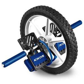 Roda de Exercíco Core Kikos - Prata/ Azul