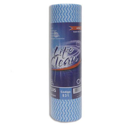 Tudo sobre 'Rolo de 25 Metros C/ 50 Panos Multiuso para Limpeza Azul 30x50cm Life Clean Carmex'