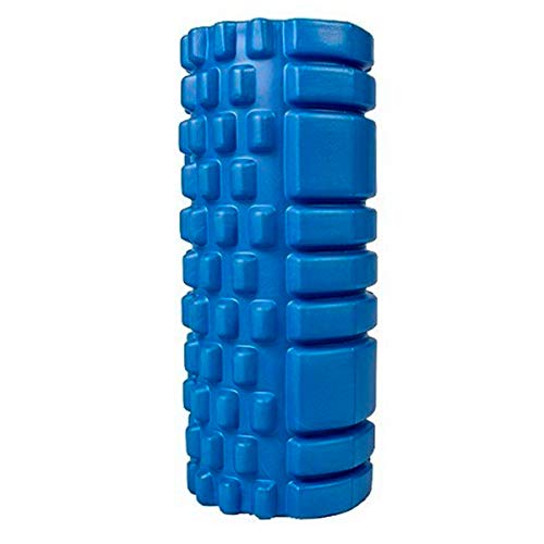 Rolo Massagem Liberação Miofascial Foam Roller Soltura Yoga Pilates - Azul