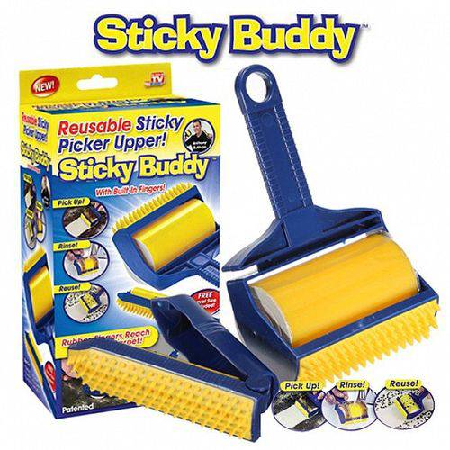Rolo Tira Pelo Sticky Buddy - Roupas Sempre Limpas Sem Pelos