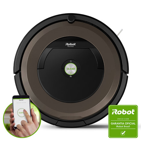 Roomba 890 - Robô Aspirador de Pó Inteligente Bivolt Irobot