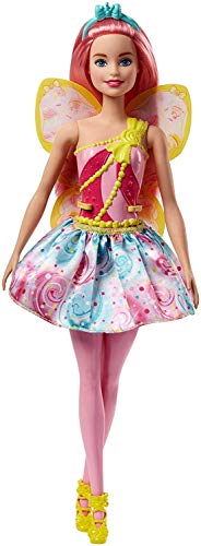 Rosa Boneca Fada Barbie - Mattel FJC88