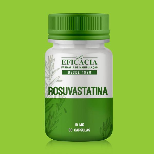 Rosuvastatina 10 Mg - 30 Cápsulas - Farmácia Eficácia