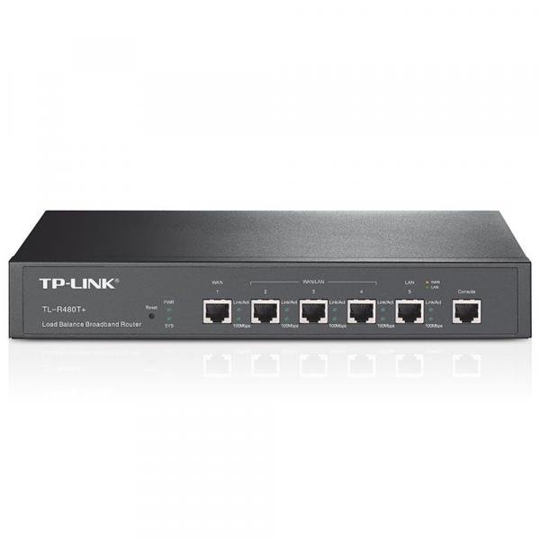 Roteador Broadband TP-Link TL-R480T+ Load Balance 2 Portas Wan e 3 Portas Lan - Tp-link Smb
