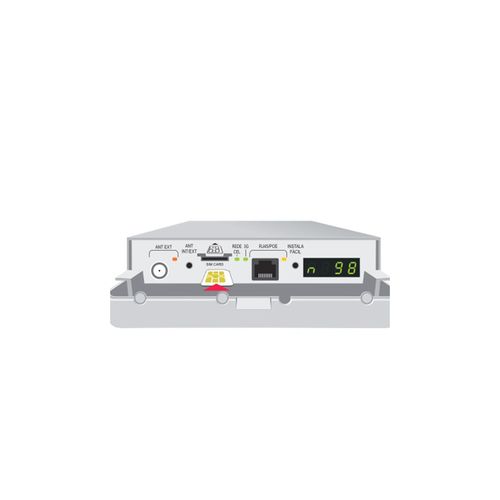 Tudo sobre 'Roteador Externo Rural Link 4g Até 6x Mais Alcance Elsys Antena Hexaband12db Eprl11'