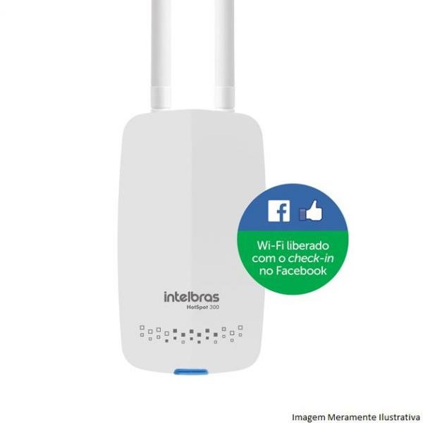 Roteador Intelbras Hotspot 300 Wifi com Check-in Facebook Ap