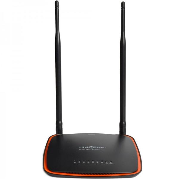Roteador Link One S/f L1-rwh332m, N300 Mbps, H.power, 2 Antenas, 3 Lan - Link One