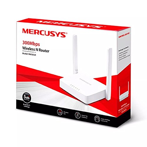 Roteador Mercusys Mw305r Wireless 300mbps 4 Portas 10/100mbps 2 Antenas 5dbi