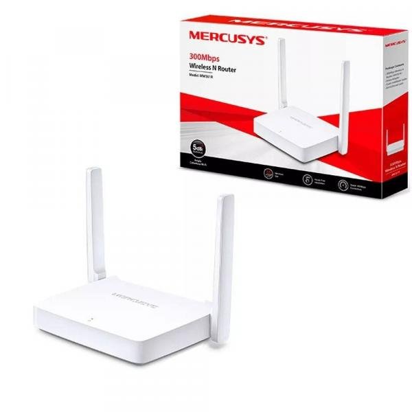 Roteador Mercusys Wireless Mw301r 300mbps 2 Antenas