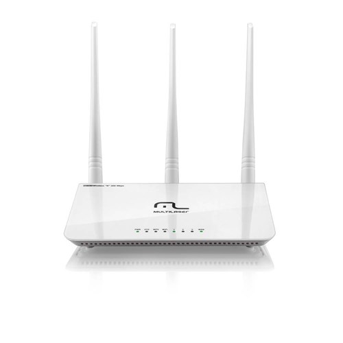 Roteador Multilaser Wireless 300Mbps 2.4GHz 3 Antenas 5dBi RE163 RE163