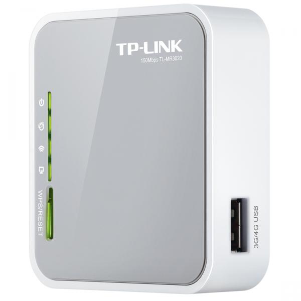 Roteador Portátil 3G/4G Wireless 3.75G N 150Mbps TL-MR3020 - TP-Link