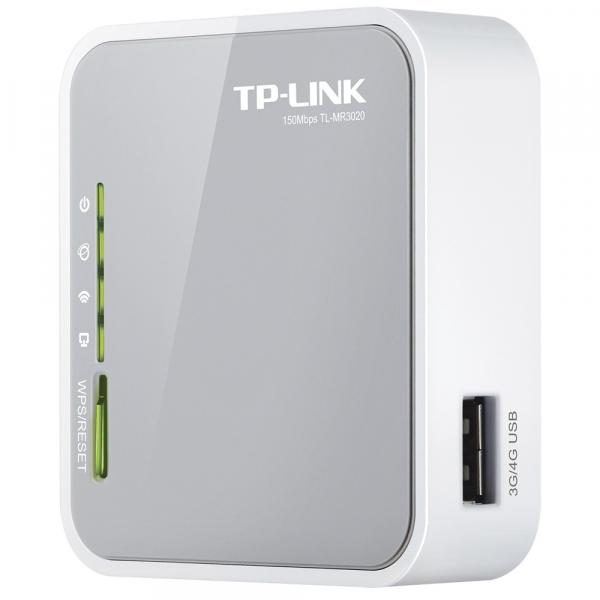 Roteador Portátil TP-Link Tl-Mr3020 3g e 4g Wireless 3.75g N 150mbps