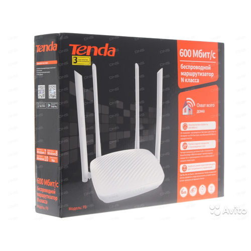 Roteador Tenda F9 600mbps Wireless C/ 4 Antenas 6 Dbi Box I