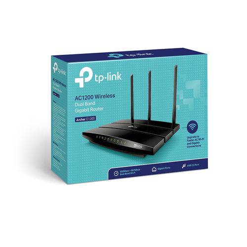 Roteador Tp-link Ac1200 Wireless Dual Band Gigabit Router Archer C1200