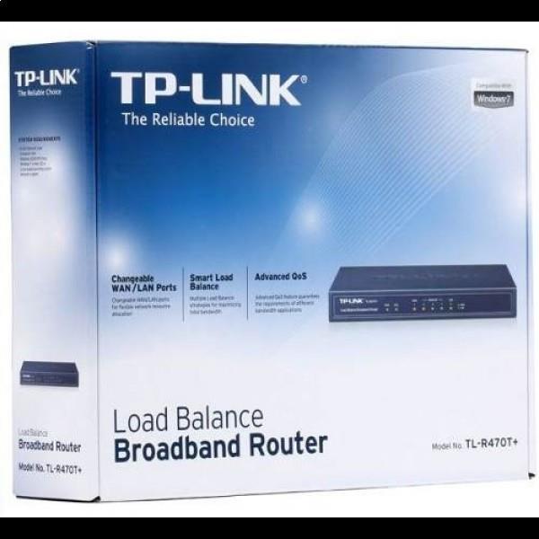 Roteador TP-Link Load Balance 10/100Mbps TL-R470T+ - Tp Link