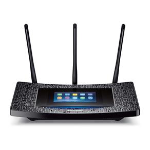 Roteador TP-Link Touch P5 AC1900 Dual Band 2 Antenas Wi-Fi Gigabit Touch Screen – Preto