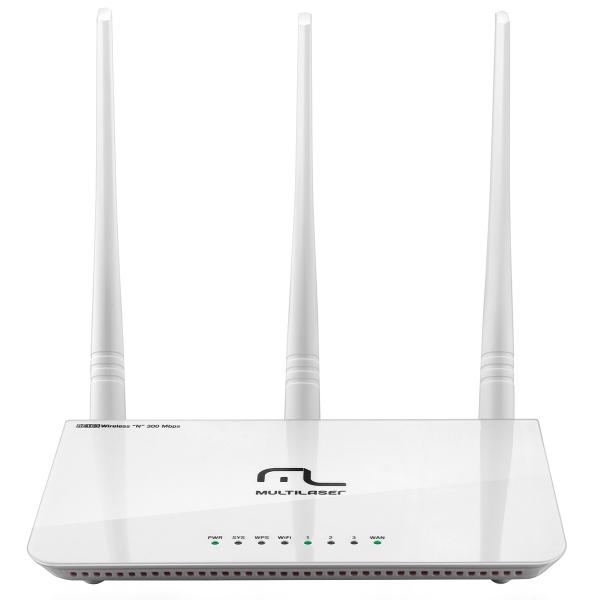 Roteador Wireless 300 Mbps 3 Antenas 5Dbi 2.4Ghz Re163 Multilaser