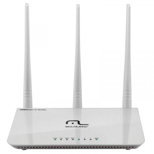Roteador Wireless 300mbps 2.4ghz 3 Antenas 5dbi RE163 - Multilaser