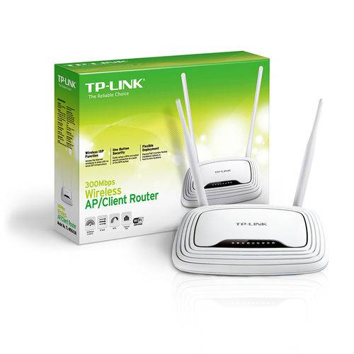 Roteador Wireless 300mbps 2 Antenas TL-WR843ND TP LINK