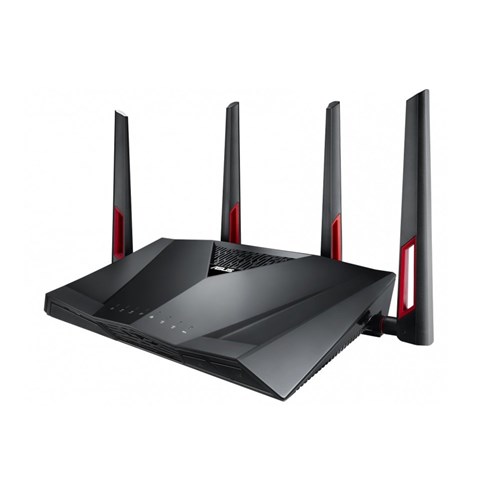 Roteador Wireless - Asus Dual-Band Ac3100 - Preto - Rt-Ac88u Asus