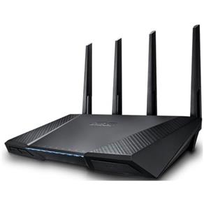 Roteador Wireless - Asus Dual-Band Ac2400 - Preto - Rt-Ac87U