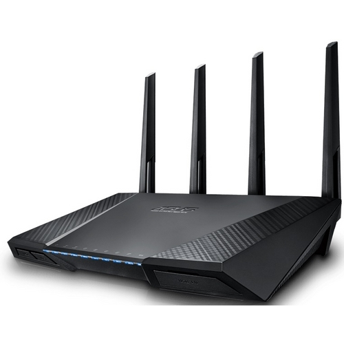 Roteador Wireless - Asus Dual-Band Ac2400 - Preto - Rt-Ac87u