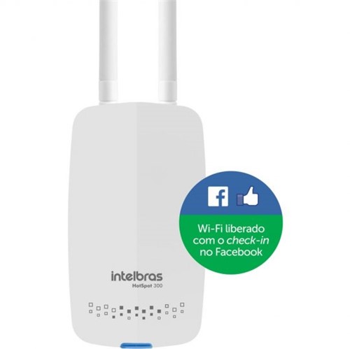 Tudo sobre 'Roteador Wireless com Check-in no Face- Intelbras Hotspot 300'