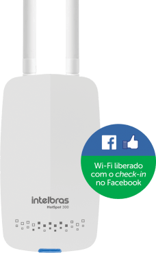 Roteador Wireless com Check-In no Facebook - Hotspot 300