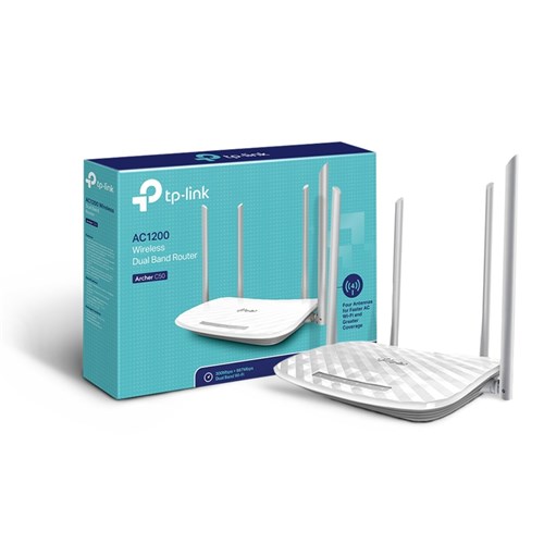 Roteador Wireless Dual Band 867Mbps Archer C50 Ac1200 Tp Link