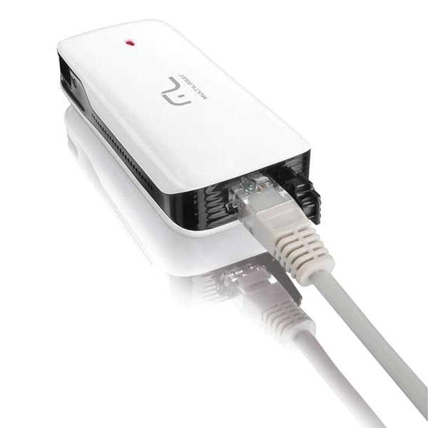 Roteador Wireless Multilaser 150Mbps com Power Bank USB Carregador 3G Portati - RE076
