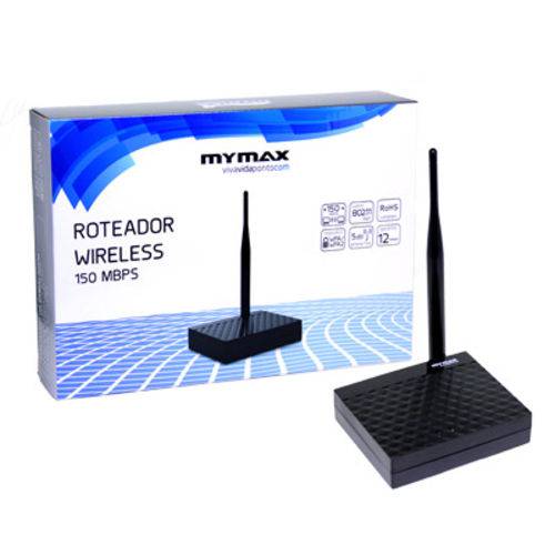 Roteador Wireless Mymax 150mbps com Antena 5 Dbi