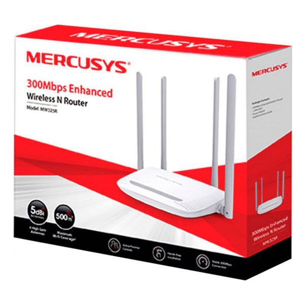 Roteador Wireless N 300mbps 4 Antenas Fixas 5 Dbi Mw325r - Mercusys