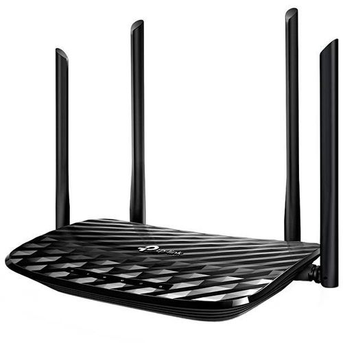 Roteador Wireless Tp-link Archer Archer C6 Ac1200 4 Antenas 300mbps + 867mbps - Preto