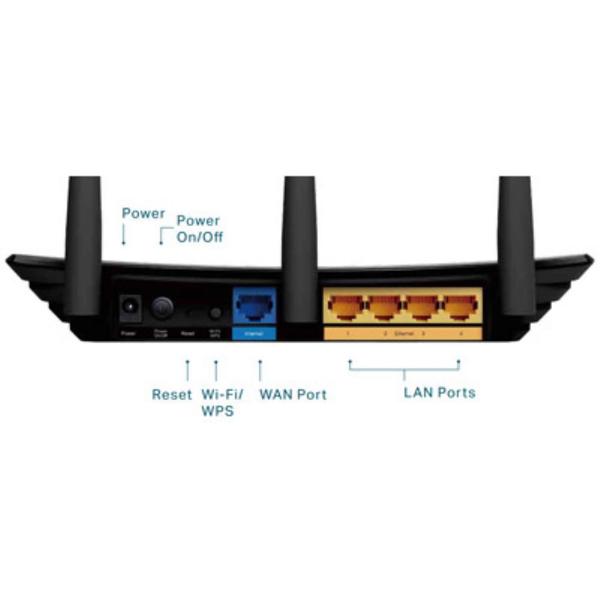 Roteador Wireless Tp-link TL-WR940N 450mbps - 3 Antenas 5 Portas - Tp Link