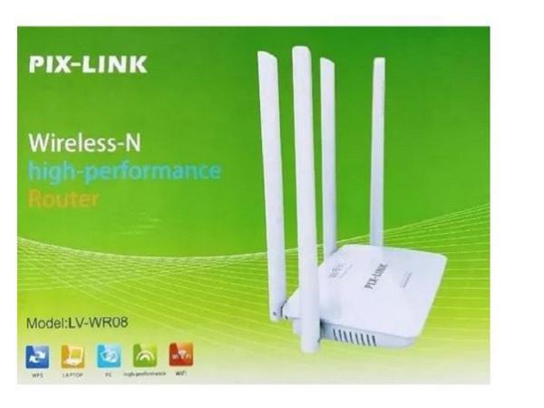 Tudo sobre 'Roteador Wireless Wr-08 300mbps 4 Antenas Pix-link Lv-wr08'