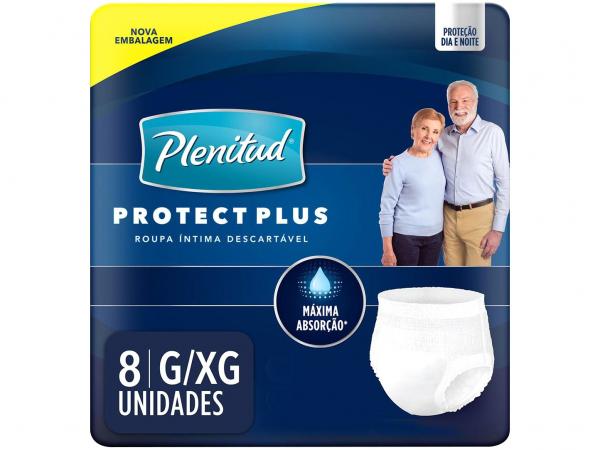 Tudo sobre 'Roupa Íntima Descartável Tam. G/XG - Plenitud Protect Plus 8 Unidades'