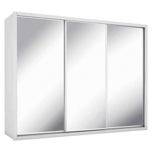 Roupeiro Údine com 3 Espelhos Móveis Novo Horizonte Branco