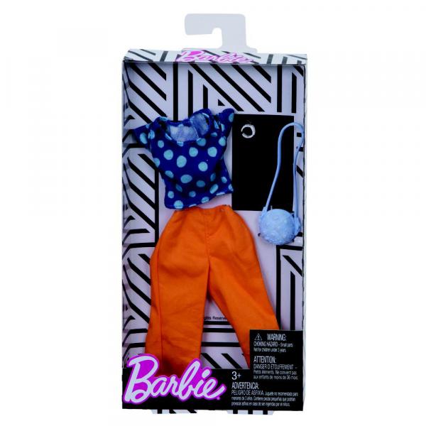 Roupinha e Acessórios - Barbie - Calça Laranja - Mattel
