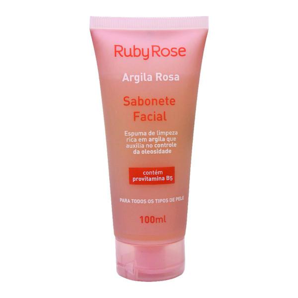 Ruby Rose Argila Rosa Sabonete Facial Hb-324 100ml