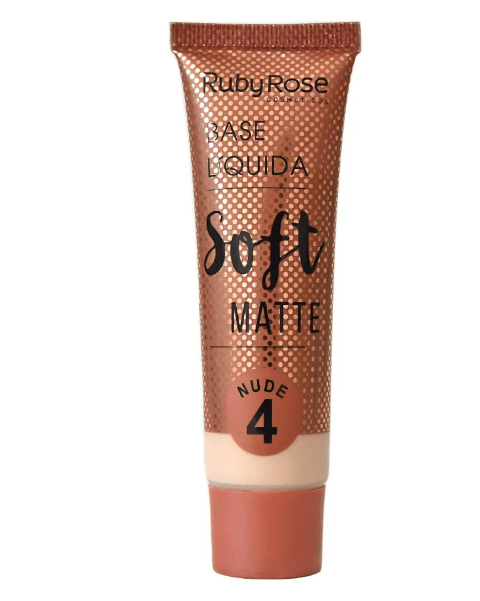 Ruby Rose HB- 8050 Base Liquida Soft Matte Cor Nude 4