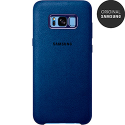 S8+ Alcantara Cover Azul - Samsung