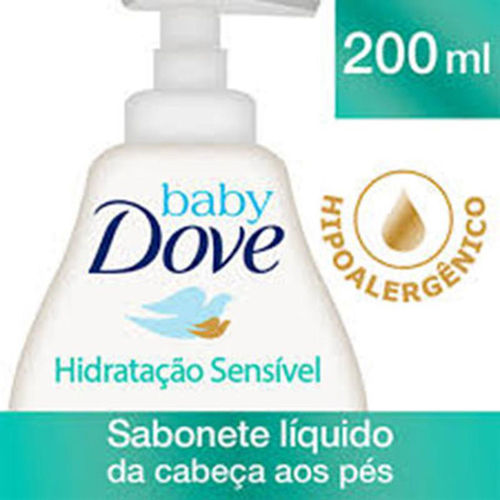 Sab Inf Liq Dove Baby 200ml-fr Hid Sensivel