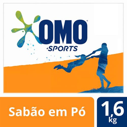 Sabão em Pó Omo Sports 1,6kg DETERG PO OMO 1,6KG-CX SPORTS