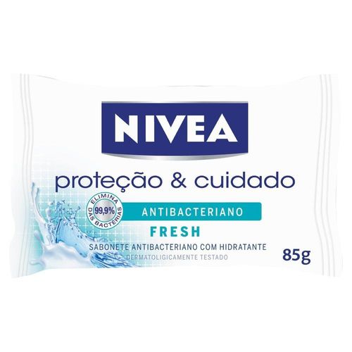Sabonete Barra Nivea Hidratante Antibacteriano Fresh 85g