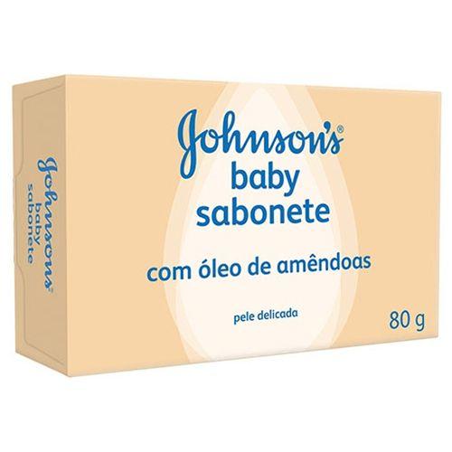 Sabonete com Óleo de Amêndoas Johnson's Baby 80g
