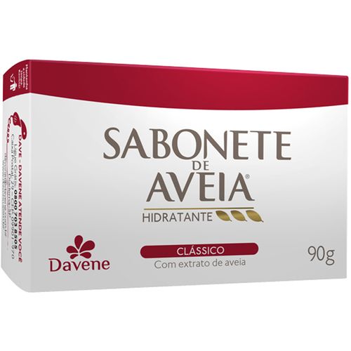Sabonete Davene Aveia Hidratante Clássico 90g