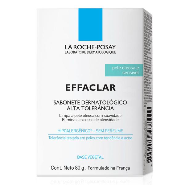 Sabonete de Limpeza Facial La Roche-Posay Effaclar Alta Tolerância 80g